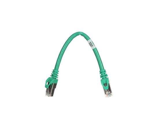 Патч-корд 0.20м S/FTP Cat 6 CU PVC 26AWG 7/0.16 green 2E (2E-PC6SFTPCOP-020GRN), зображення 2 Патч-корд 0.20м S/FTP Cat 6 CU PVC 26AWG 7/0.16 green 2E (2E-PC6SFTPCOP-020GRN), зображення 2