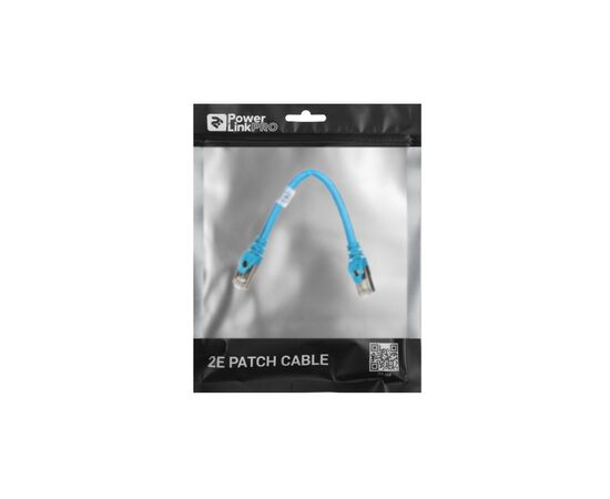 Патч-корд 0.20м S/FTP Cat 6 CU PVC 26AWG 7/0.16 blue 2E (2E-PC6SFTPCOP-020BL), зображення 3 Патч-корд 0.20м S/FTP Cat 6 CU PVC 26AWG 7/0.16 blue 2E (2E-PC6SFTPCOP-020BL), зображення 3