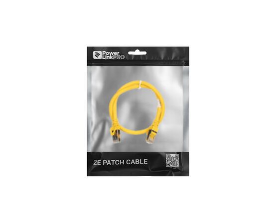 Патч-корд 0.50м S/FTP Cat 6 CU PVC 26AWG 7/0.16 yellow 2E (2E-PC6SFTPCOP-050YLW), зображення 3 Патч-корд 0.50м S/FTP Cat 6 CU PVC 26AWG 7/0.16 yellow 2E (2E-PC6SFTPCOP-050YLW), зображення 3
