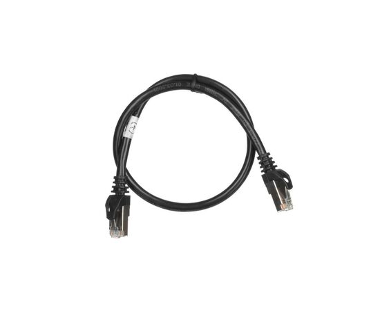Патч-корд 0.50м S/FTP Cat 6 CU PVC 26AWG 7/0.16 black 2E (2E-PC6SFTPCOP-050BK), зображення 2 Патч-корд 0.50м S/FTP Cat 6 CU PVC 26AWG 7/0.16 black 2E (2E-PC6SFTPCOP-050BK), зображення 2
