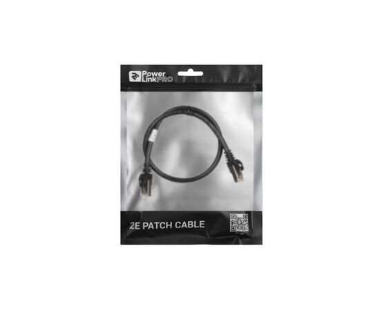 Патч-корд 0.50м S/FTP Cat 6 CU PVC 26AWG 7/0.16 black 2E (2E-PC6SFTPCOP-050BK), зображення 3 Патч-корд 0.50м S/FTP Cat 6 CU PVC 26AWG 7/0.16 black 2E (2E-PC6SFTPCOP-050BK), зображення 3