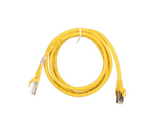 Патч-корд 1.50м S/FTP Cat 6 CU PVC 26AWG 7/0.16 yellow 2E (2E-PC6SFTPCOP-150YLW), зображення 2 Патч-корд 1.50м S/FTP Cat 6 CU PVC 26AWG 7/0.16 yellow 2E (2E-PC6SFTPCOP-150YLW), зображення 2