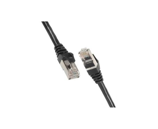 Патч-корд 1.50м S/FTP Cat 6 CU PVC 26AWG 7/0.16 black 2E (2E-PC6SFTPCOP-150BK)