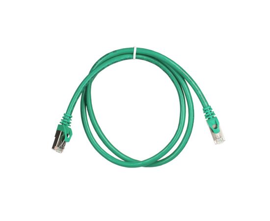 Патч-корд 1м S/FTP Cat 6 CU PVC 26AWG 7/0.16 green 2E (2E-PC6SFTPCOP-100GRN), зображення 2 Патч-корд 1м S/FTP Cat 6 CU PVC 26AWG 7/0.16 green 2E (2E-PC6SFTPCOP-100GRN), зображення 2