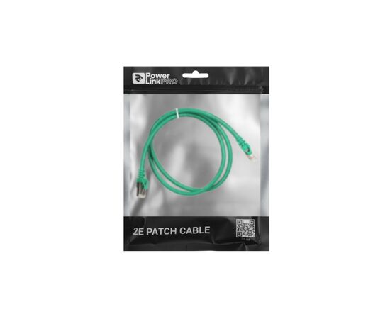 Патч-корд 1м S/FTP Cat 6 CU PVC 26AWG 7/0.16 green 2E (2E-PC6SFTPCOP-100GRN), зображення 3 Патч-корд 1м S/FTP Cat 6 CU PVC 26AWG 7/0.16 green 2E (2E-PC6SFTPCOP-100GRN), зображення 3