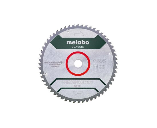 Диск пильний Metabo Precision Cut Wood - Classic, 305х30мм, 56 зубців (628064000)