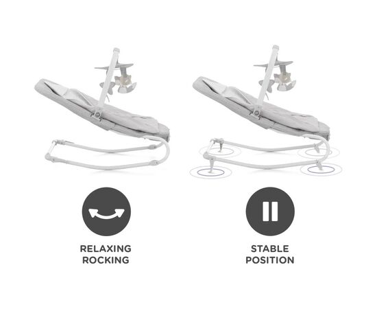 Кресло-качалка Kinderkraft Felio 2 Stone Grey (5902533921119), изображение 6