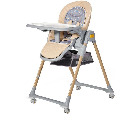 Стульчик для кормления Kinderkraft Lastree Beige Wood (5902533917303)