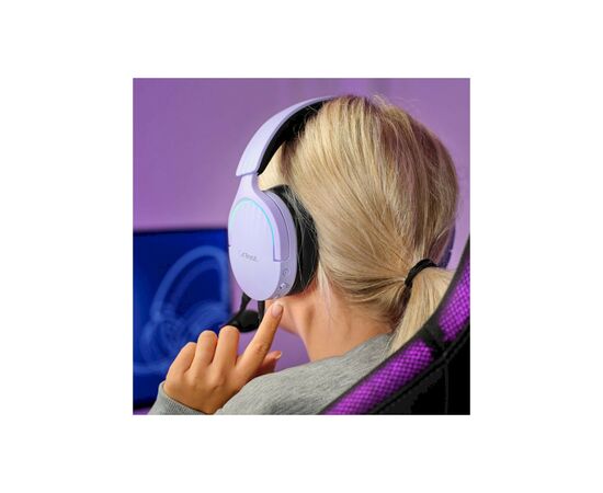 Наушники Trust GXT 490 Fayzo 7.1 USB-A Purple (25303), изображение 7 Наушники Trust GXT 490 Fayzo 7.1 USB-A Purple (25303), изображение 7