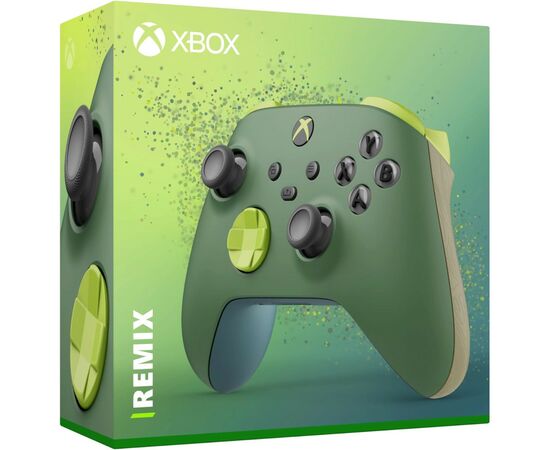 Геймпад Microsoft Xbox Wireless Controller Remix Green Special Edition (QAU-00114), зображення 5 Геймпад Microsoft Xbox Wireless Controller Remix Green Special Edition (QAU-00114), зображення 5