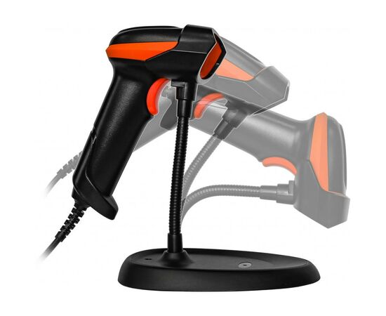 Сканер штрих-кода ІКС 3209/2D RS232, stand, BLACK (ІКС-3209-2D-RS232), изображение 2 Сканер штрих-кода ІКС 3209/2D RS232, stand, BLACK (ІКС-3209-2D-RS232), изображение 2