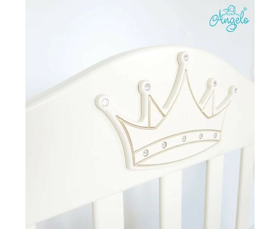 Кроватка Angelo Angelo LUX- 10 (крем) 120х60 (11029), изображение 2 Кроватка Angelo Angelo LUX- 10 (крем) 120х60 (11029), изображение 2