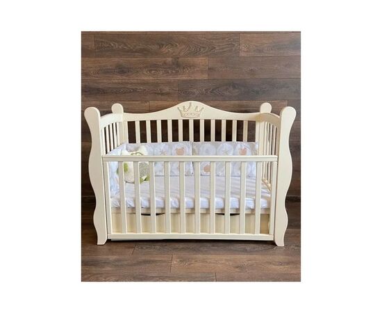 Кроватка Angelo Angelo LUX- 10 (крем) 120х60 (11029), изображение 4 Кроватка Angelo Angelo LUX- 10 (крем) 120х60 (11029), изображение 4