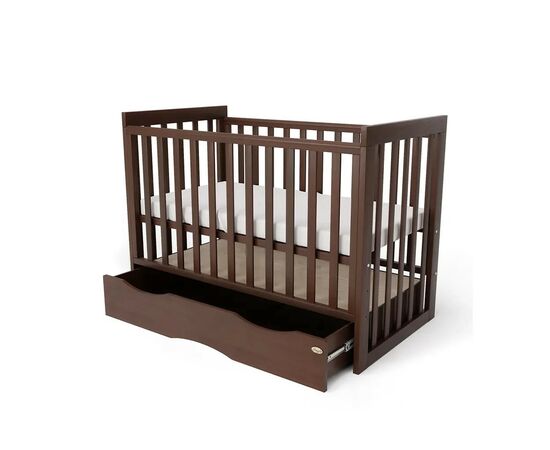 Кроватка Angelo LUX-11 (орех) 120x60 (11033), изображение 2 Кроватка Angelo LUX-11 (орех) 120x60 (11033), изображение 2