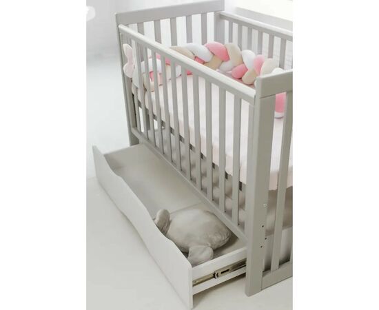 Кроватка Angelo LUX-11 (серый) 120x60 (11034), изображение 7 Кроватка Angelo LUX-11 (серый) 120x60 (11034), изображение 7