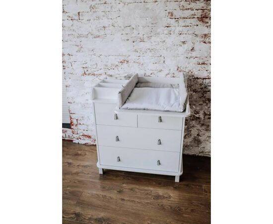 Комод-пеленатор Angelo Glori с органайзером (ручки серые) 90х51х90 (30001), изображение 3 Комод-пеленатор Angelo Glori с органайзером (ручки серые) 90х51х90 (30001), изображение 3