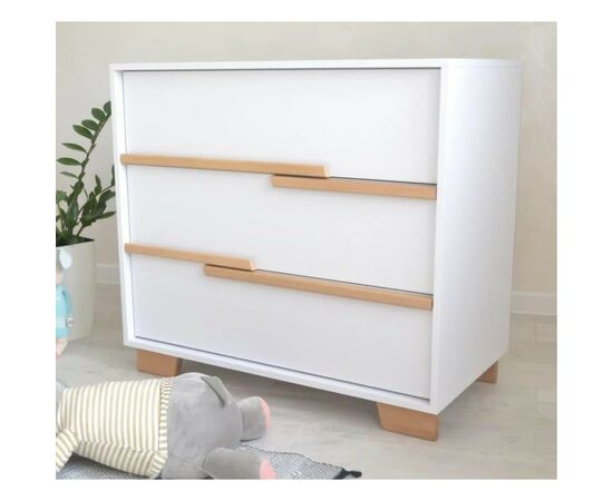 Комод-пеленатор Angelo Loft (бело-буковый) 90х51х90 (20008), изображение 3 Комод-пеленатор Angelo Loft (бело-буковый) 90х51х90 (20008), изображение 3