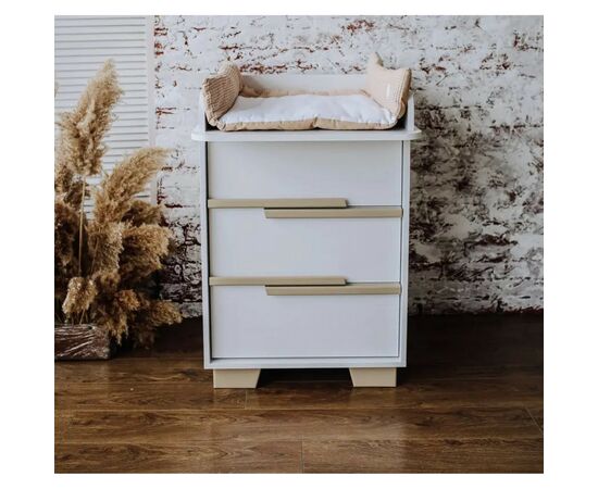 Комод-пеленатор Angelo Loft 60 см бело-мокко 60х51х90 (19025), изображение 3 Комод-пеленатор Angelo Loft 60 см бело-мокко 60х51х90 (19025), изображение 3