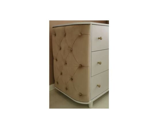 Комод-пеленатор Angelo Luna айвори (велюр) 90х51х90 (30007), изображение 2 Комод-пеленатор Angelo Luna айвори (велюр) 90х51х90 (30007), изображение 2