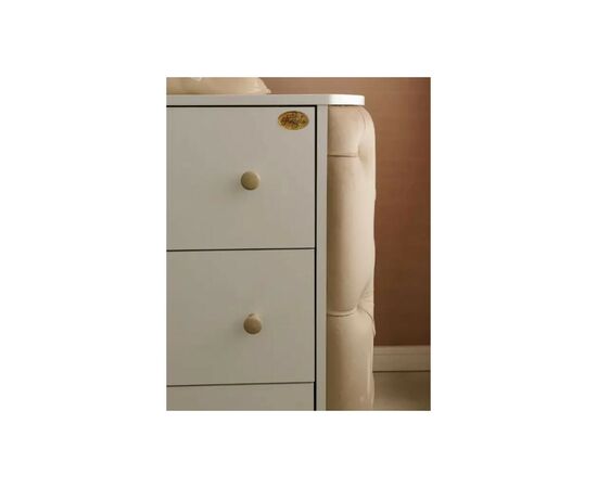 Комод-пеленатор Angelo Luna айвори (велюр) 90х51х90 (30007), изображение 3 Комод-пеленатор Angelo Luna айвори (велюр) 90х51х90 (30007), изображение 3