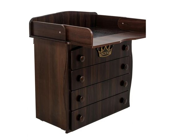 Комод-пеленатор Angelo Корона (орех) 90х51х90 (19008), изображение 5 Комод-пеленатор Angelo Корона (орех) 90х51х90 (19008), изображение 5