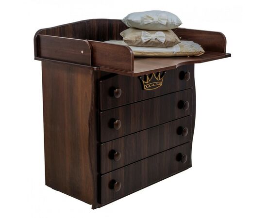 Комод-пеленатор Angelo Корона (орех) 90х51х90 (19008), изображение 6 Комод-пеленатор Angelo Корона (орех) 90х51х90 (19008), изображение 6