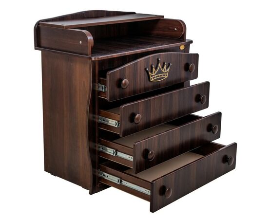 Комод-пеленатор Angelo Корона (орех) 90х51х90 (19008), изображение 7 Комод-пеленатор Angelo Корона (орех) 90х51х90 (19008), изображение 7