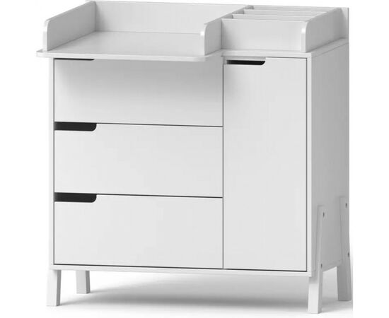 Комод-пеленатор Angelo Магия Плюс (с органайзером) белый 90х51х90 (19035), изображение 2 Комод-пеленатор Angelo Магия Плюс (с органайзером) белый 90х51х90 (19035), изображение 2