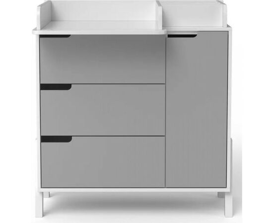 Комод-пеленатор Angelo Магия Плюс (с органайзером) серый 90х51х90 (19034), изображение 2 Комод-пеленатор Angelo Магия Плюс (с органайзером) серый 90х51х90 (19034), изображение 2