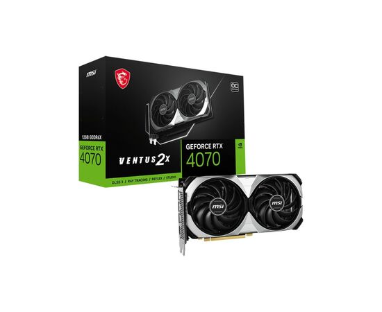 Видеокарта MSI GeForce RTX4070Ti 12Gb VENTUS 2X OC (RTX 4070 TI VENTUS 2X 12G OC), изображение 5 Видеокарта MSI GeForce RTX4070Ti 12Gb VENTUS 2X OC (RTX 4070 TI VENTUS 2X 12G OC), изображение 5