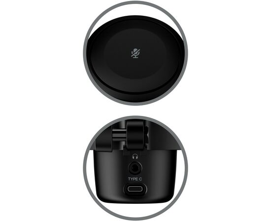 Мікрофон HyperX DuoCast Black (4P5E2AA), зображення 7 Мікрофон HyperX DuoCast Black (4P5E2AA), зображення 7
