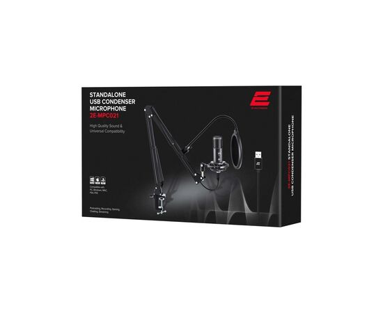 Мікрофон 2E MPC021 Streaming USB Black (2E-MPC021), зображення 5 Мікрофон 2E MPC021 Streaming USB Black (2E-MPC021), зображення 5