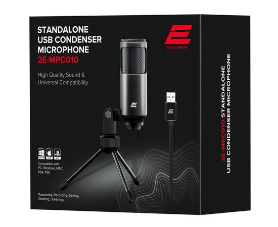 Мікрофон 2E MPC010 USB (2E-MPC010), зображення 7 Мікрофон 2E MPC010 USB (2E-MPC010), зображення 7