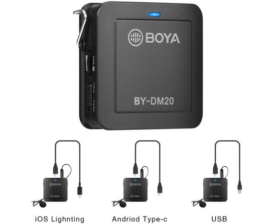 Микрофон Boya BY-DM20, изображение 3 Микрофон Boya BY-DM20, изображение 3