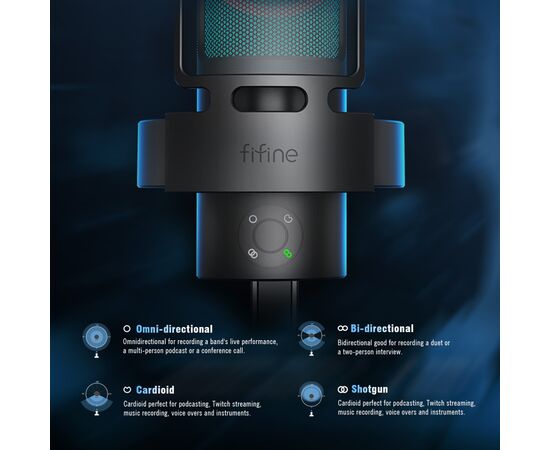 Микрофон Fifine A8 Plus, изображение 6 Микрофон Fifine A8 Plus, изображение 6