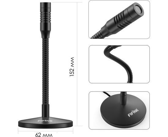 Микрофон Fifine K050, изображение 2 Микрофон Fifine K050, изображение 2
