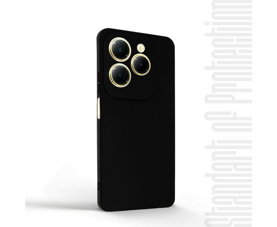 Чехол для мобильного телефона Armorstandart Matte Slim Fit Infinix HOT 40 Camera cover Black (ARM73938), изображение 2 Чехол для мобильного телефона Armorstandart Matte Slim Fit Infinix HOT 40 Camera cover Black (ARM73938), изображение 2