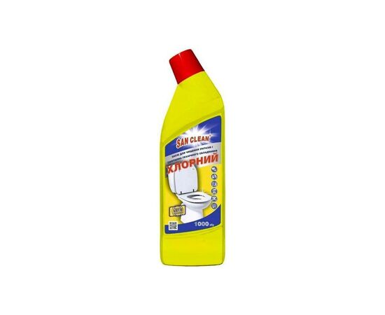 Засіб для чищення унітазу San Clean Хлорний 1000 г (4820003545867)