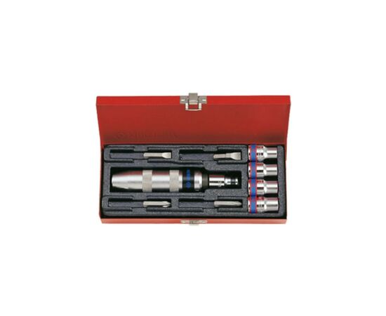 Викрутка KING TONY ударна 1/2" з бітами 10 шт (4505MR)