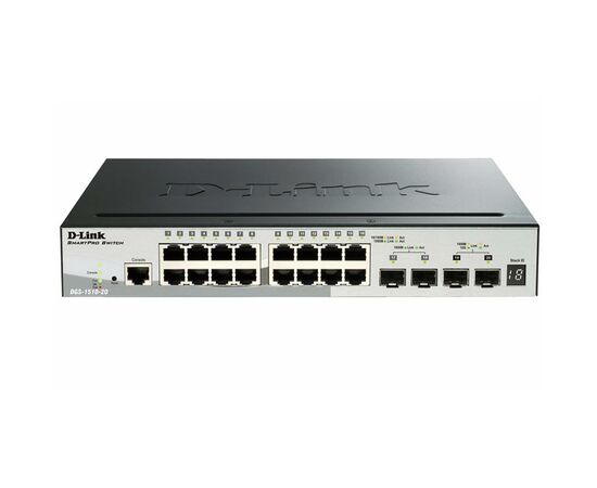 Комутатор мережевий D-Link DGS-1510-20