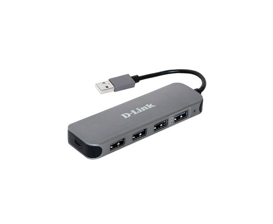 Концентратор D-Link DUB-H4 4xUSB2.0, USB2.0 (DUB-H4)