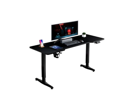 Компьютерный стол 1stPlayer Moto-E 1660 Black, изображение 4 Компьютерный стол 1stPlayer Moto-E 1660 Black, изображение 4