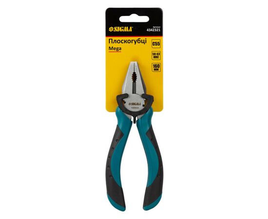 Плоскогубцы Sigma 160мм Mega (4342321), изображение 3 Плоскогубцы Sigma 160мм Mega (4342321), изображение 3
