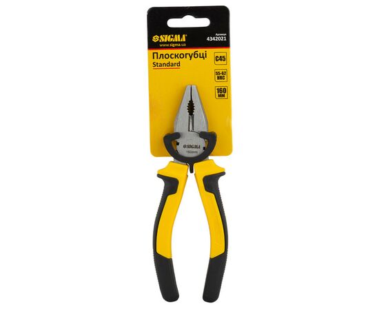 Плоскогубцы Sigma 160мм Standard (4342021), изображение 3 Плоскогубцы Sigma 160мм Standard (4342021), изображение 3