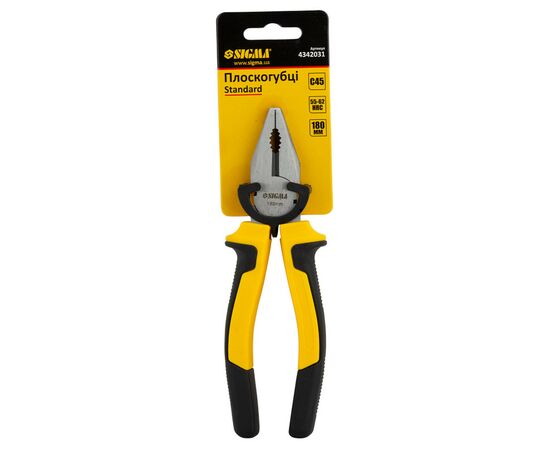 Плоскогубцы Sigma 180мм Standard (4342031), изображение 3 Плоскогубцы Sigma 180мм Standard (4342031), изображение 3