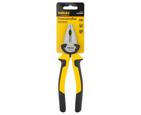 Плоскогубцы Sigma 200мм Standard (4342041), изображение 3 Плоскогубцы Sigma 200мм Standard (4342041), изображение 3