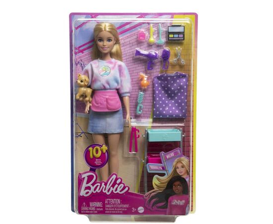 Кукла Barbie Малибу Стилистка (HNK95), изображение 6 Кукла Barbie Малибу Стилистка (HNK95), изображение 6