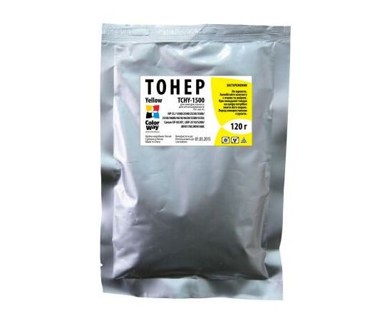 Тонер HP CLJ 1500/2500 Yellow ColorWay (TCHY-1500)
