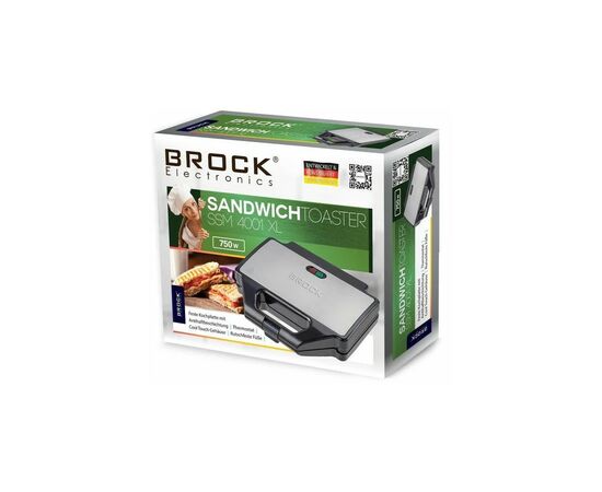 Сэндвичница Brock SSM 4001 XL (SSM4001XL), изображение 2 Сэндвичница Brock SSM 4001 XL (SSM4001XL), изображение 2