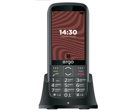 Мобильный телефон Ergo R351 Black, изображение 2 Мобильный телефон Ergo R351 Black, изображение 2